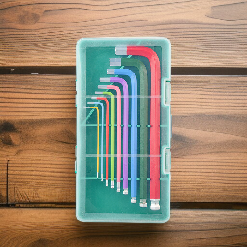 Zestaw kluczy imbusowych ze śrubokrętem