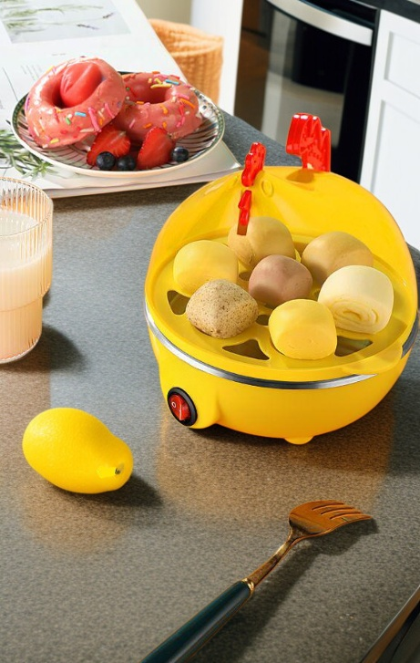 안전한 사용을 위한 다기능 계란찜기 버튼