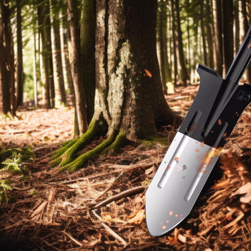 延長マンガン鋼シャベル 尖ったシャベル 丸みを帯びたヘッド 太くなった ガーデンヤム緩め掘り溝専用スペード