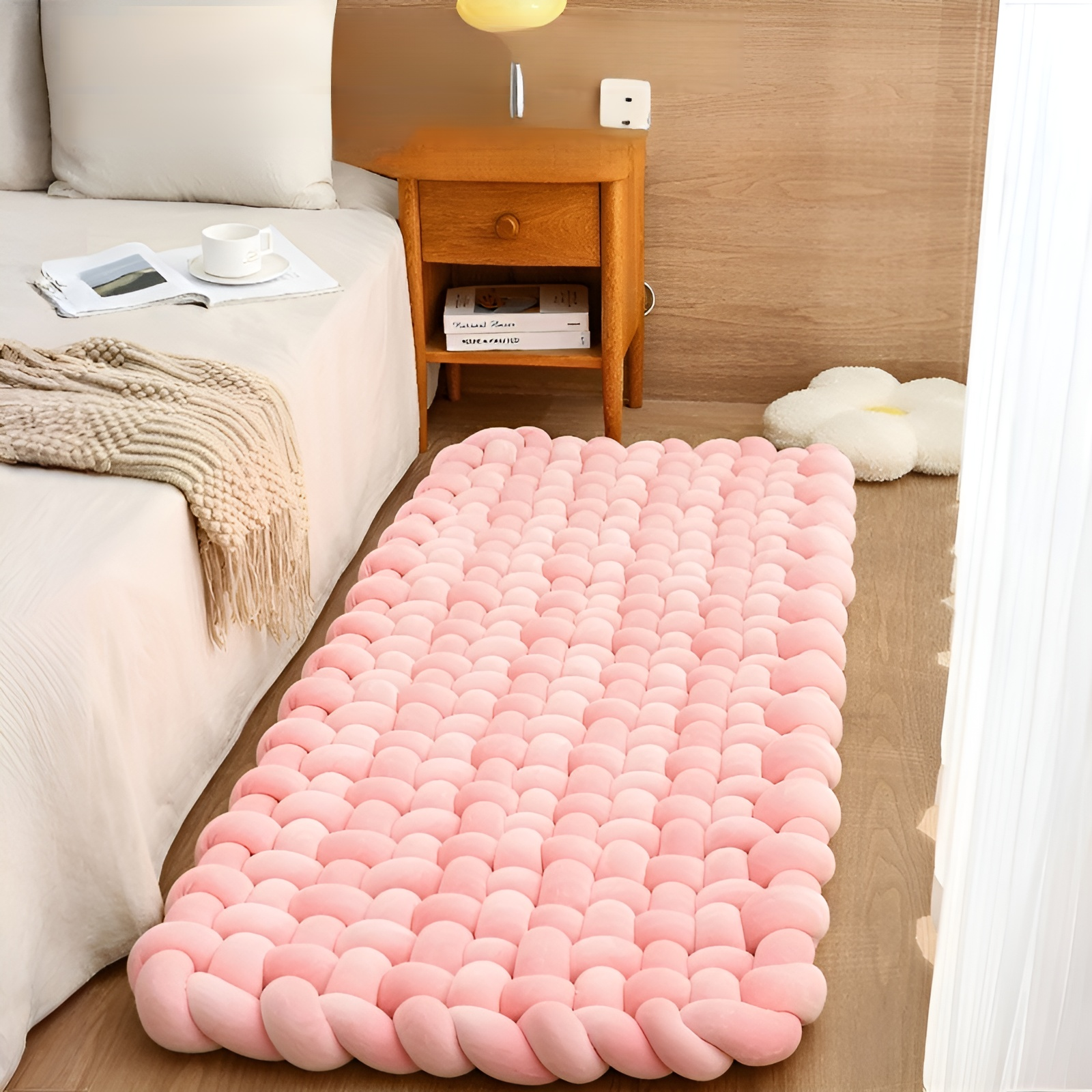 セレブ寝室カーペットで高級感アップ