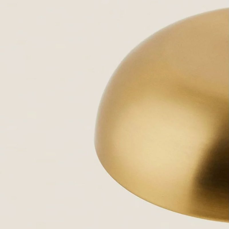 Metal desk lamp with adjustable color and mild brightness