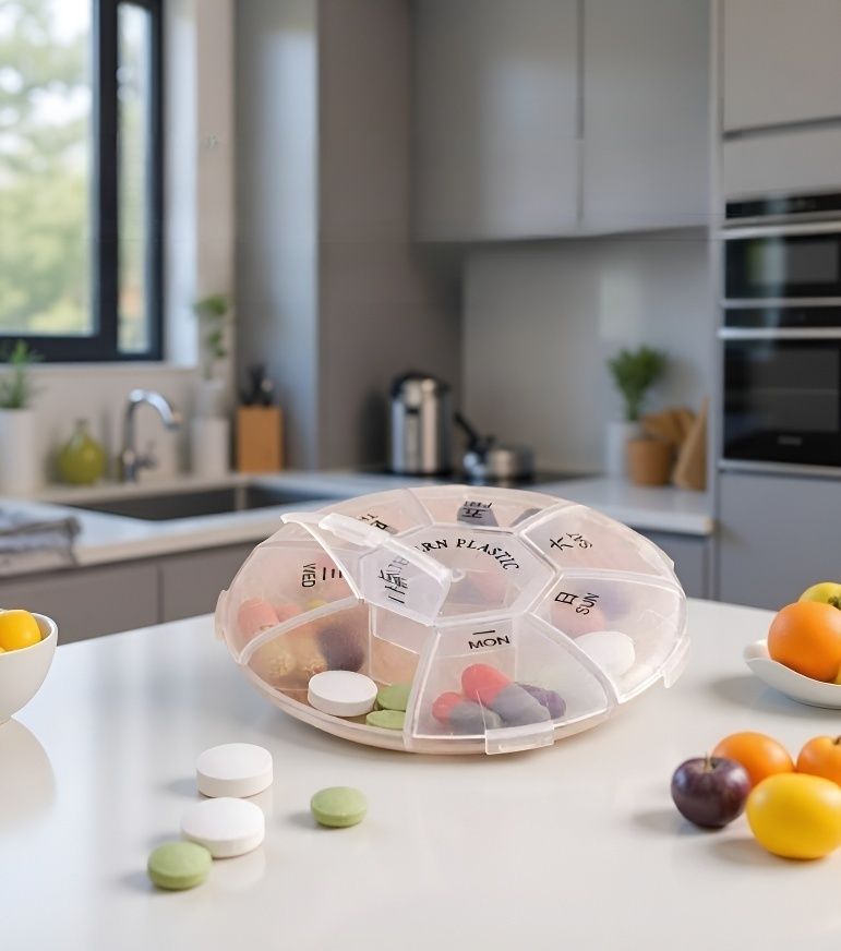 衛生的な薬管理ができるピルケース