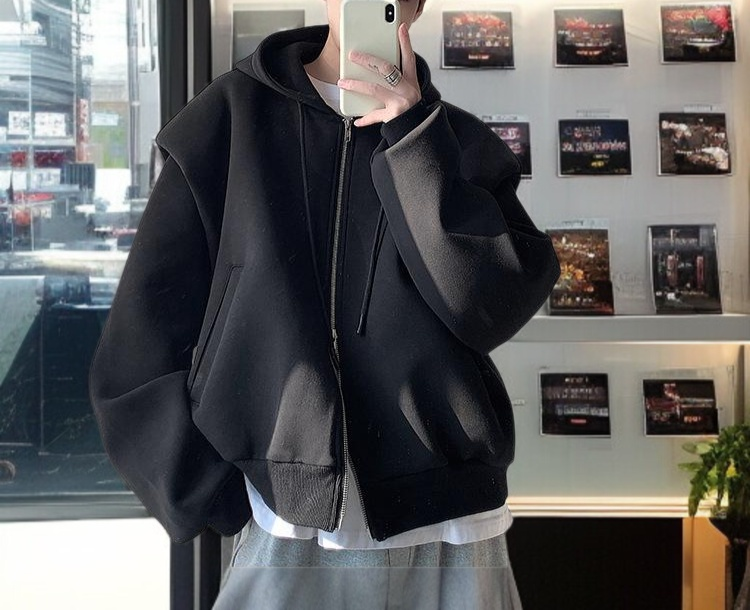 편안한 남성용 재킷 가을 코디