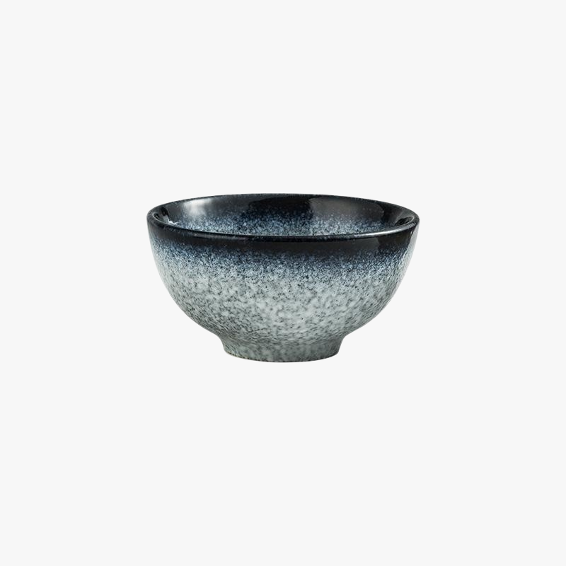 Schlichte japanische Reisschale, kleine Keramikschale für Zuhause, Gewürzschale, Frühstücksschale