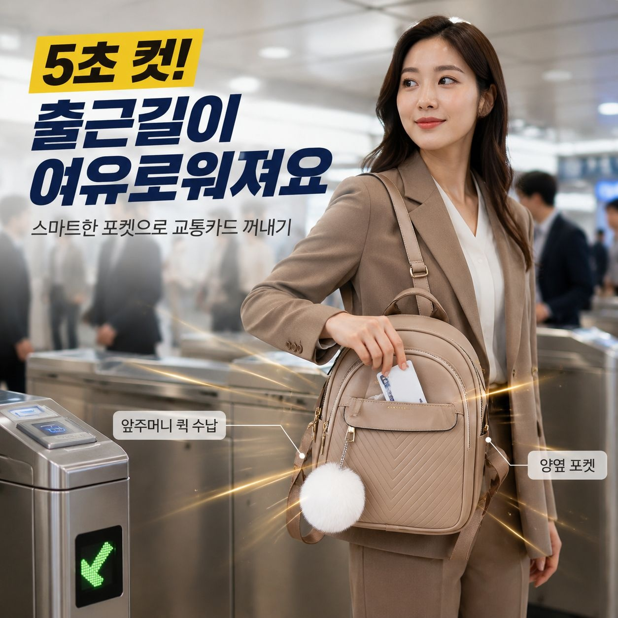 여성용 심플 컬러 미니 백팩, 여행용, 한류 스타일