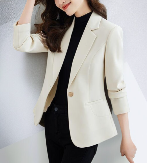 여성용 한국식 정장 재킷 스타일링