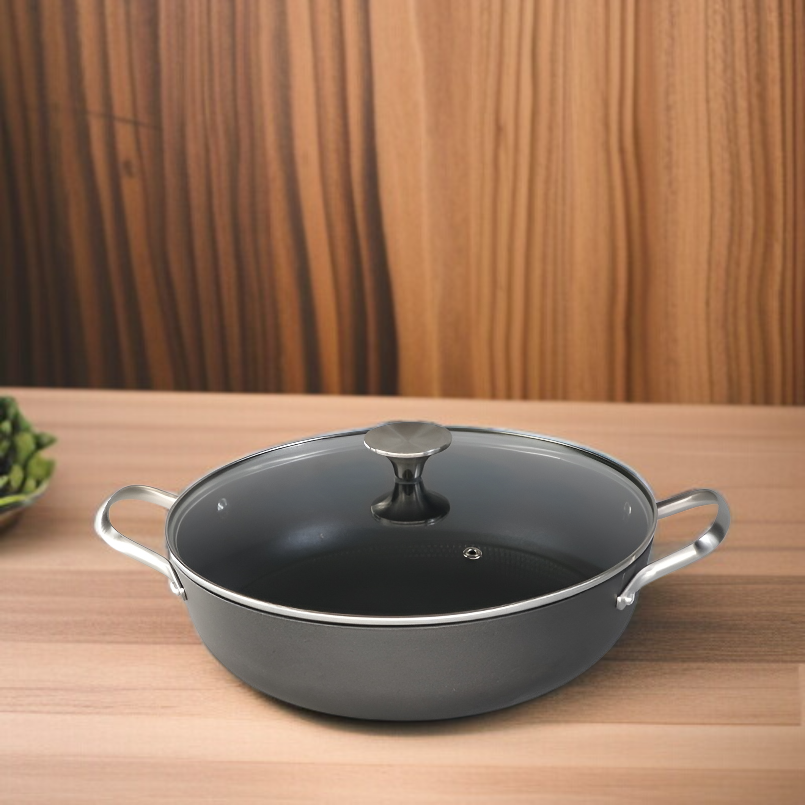 シーフードシチュー鍋、鋳物ホーロー鍋、浅型シチュー鉄鍋、昔ながらの鉄鍋、家庭用テフロン加工シチュー鍋、スープ鍋、両耳鉄鍋