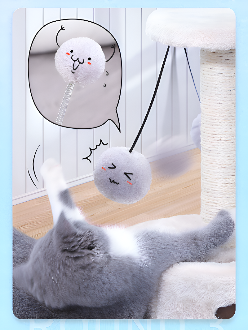 Small Rotating Cat Scratcher Toy