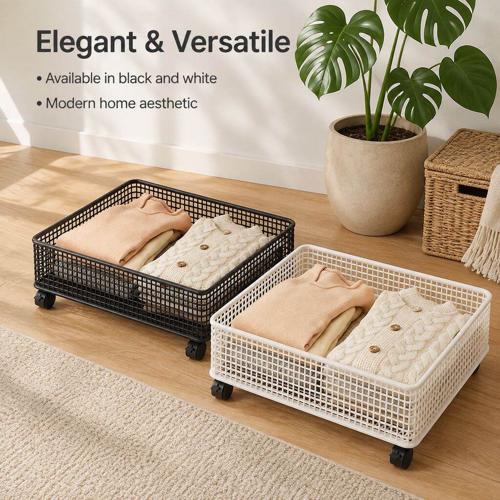 Wheeled Under-Bed Storage Box