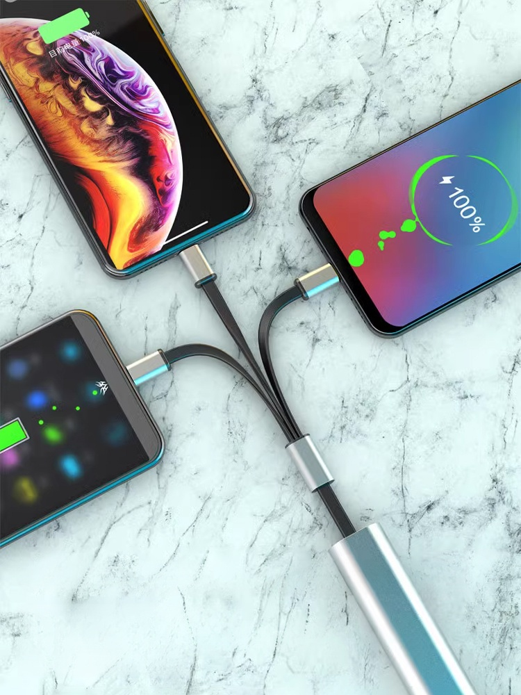 3in1伸縮式急速充電ケーブル