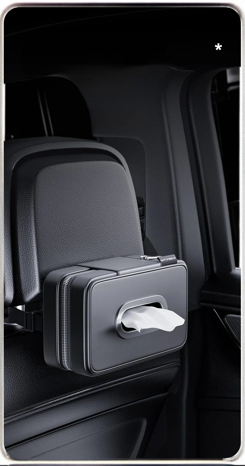 Einfache Montage der Auto-Taschentuchbox