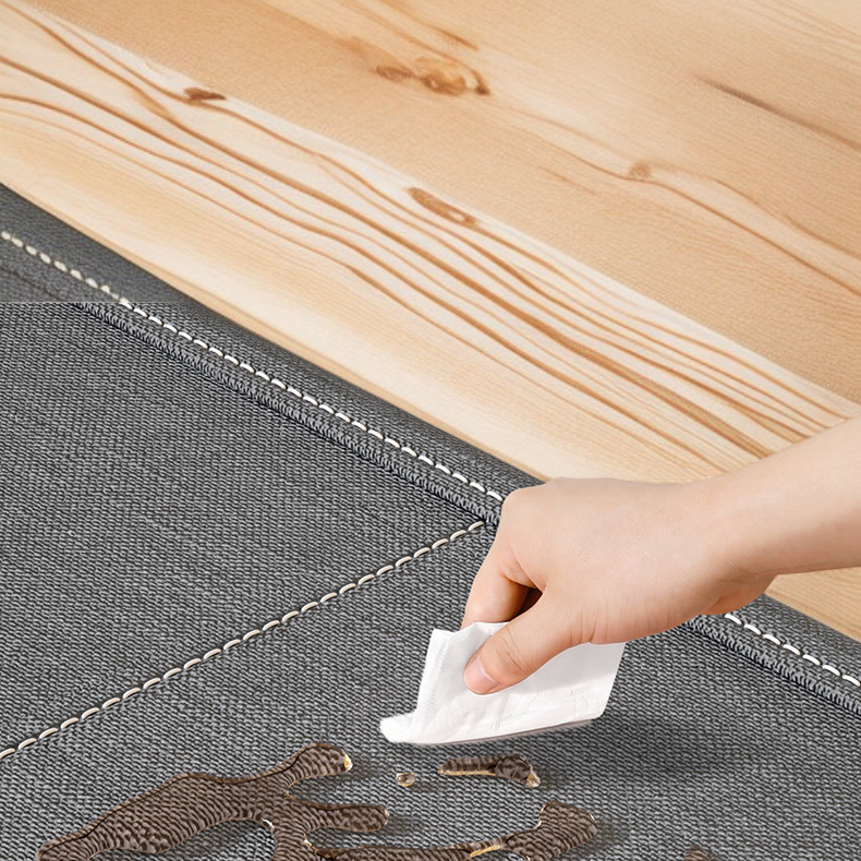 두꺼운 면과 린넨 소재의 뚜껑 있는 의류 보관함