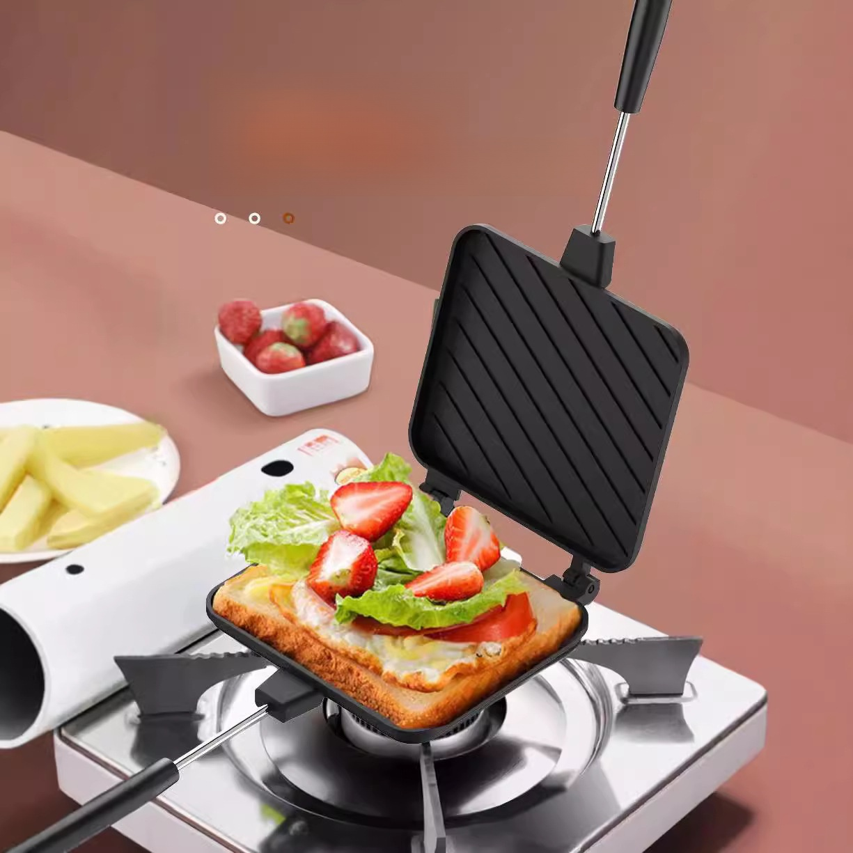 다기능 평바닥 샌드위치 그릴