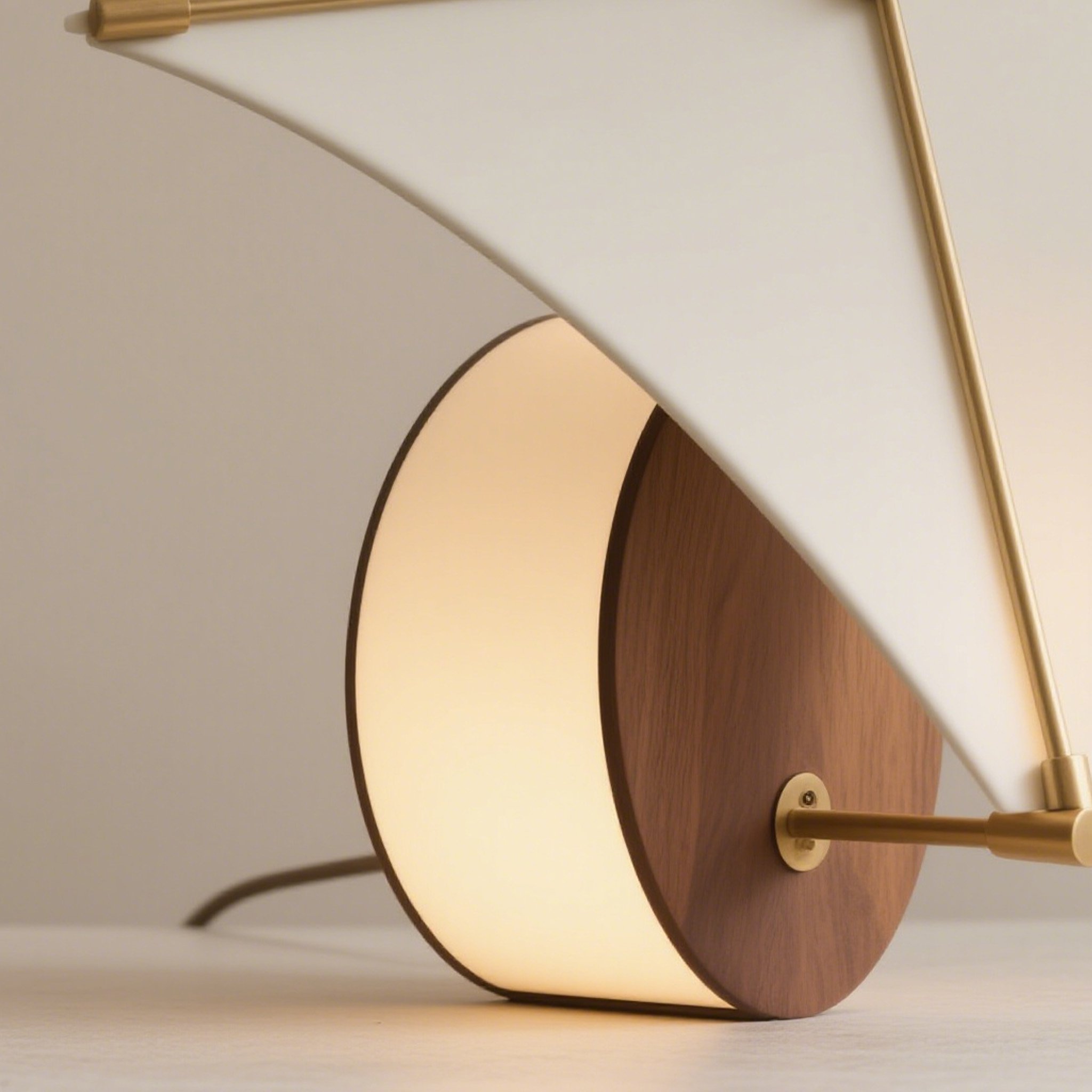 창의적인 연 디자인 조명 전체 모습