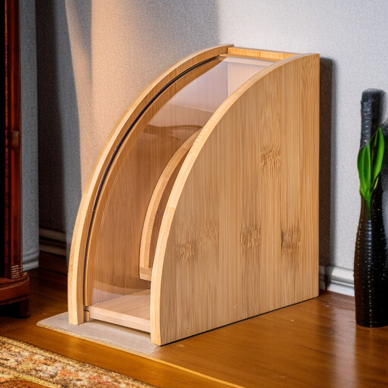 コーヒー濾紙収納ボックス 木製防塵濾紙ラック