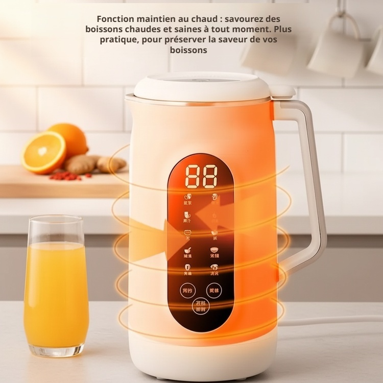 Machine à lait de soja multifonction à écran tactile entièrement automatique