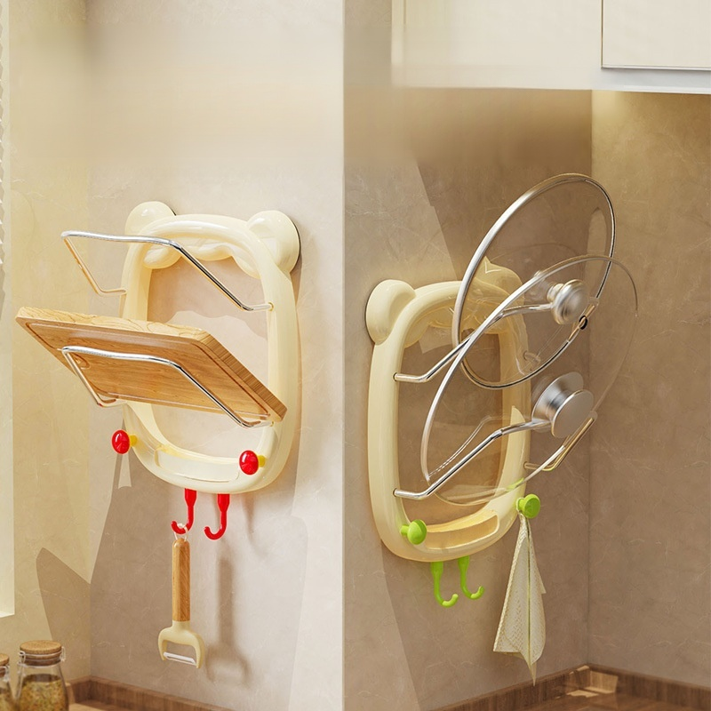 家庭用強力吸盤二層収納ラック