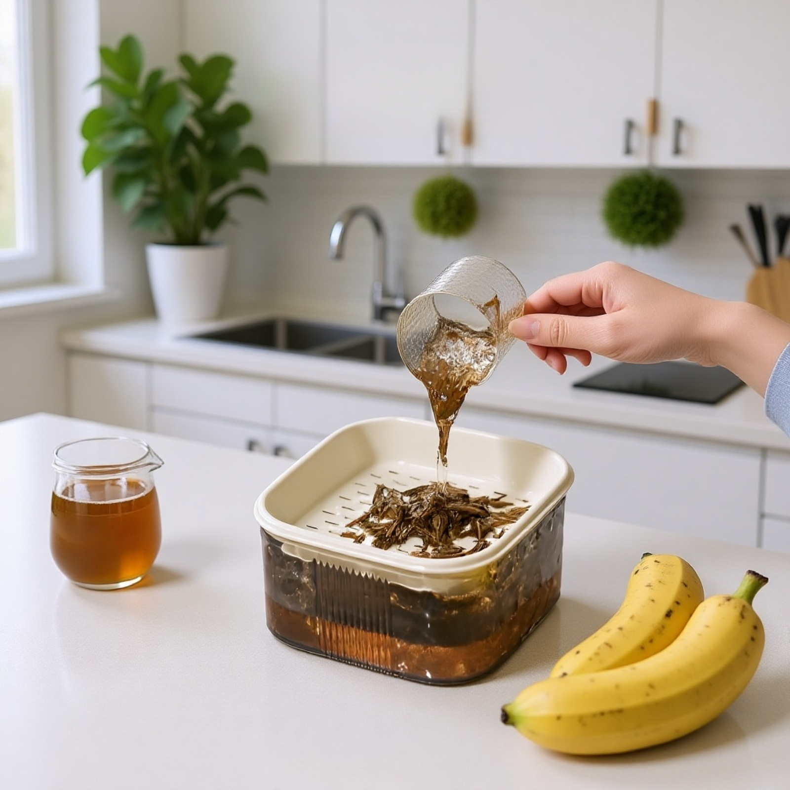 سلة نفايات ذكية للمنزل