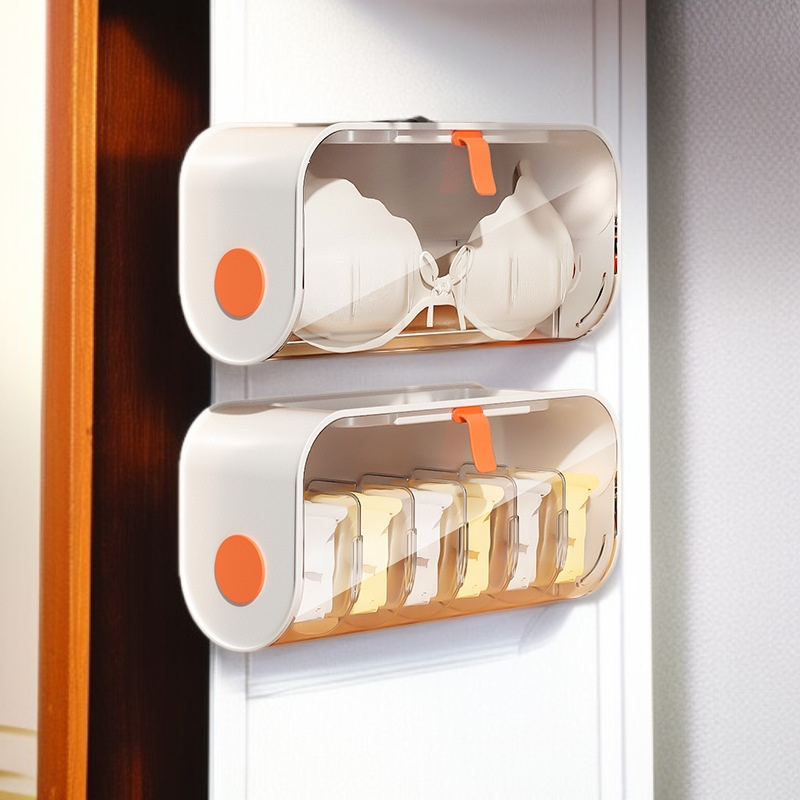 シームレスな壁掛け下着収納ボックス