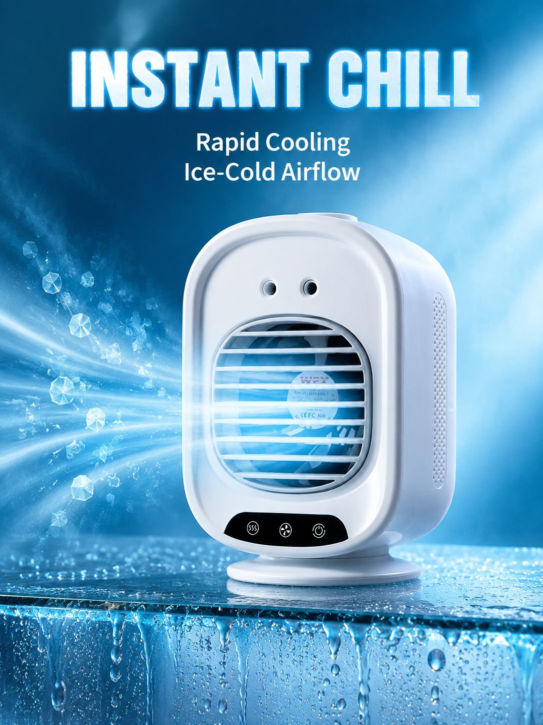 Desktop USB Mini Portable Air Conditioner Fan