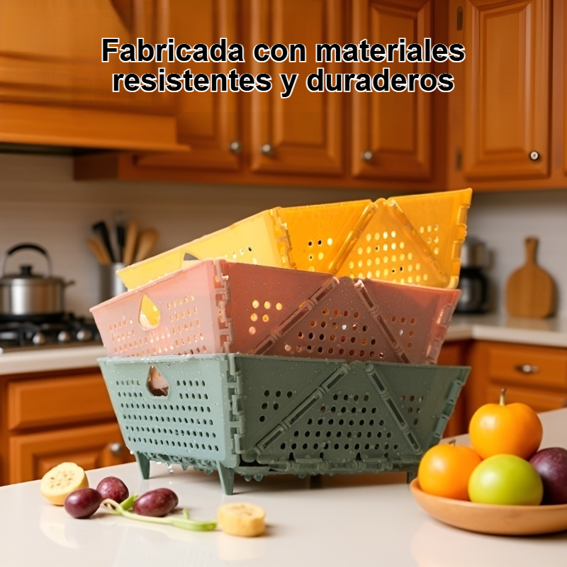 Cesta para guardar platos y vajilla