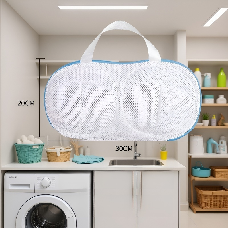  Thickened Mesh Laundry Bag for Bras – Anti-deformation Underwear Washing Pouch