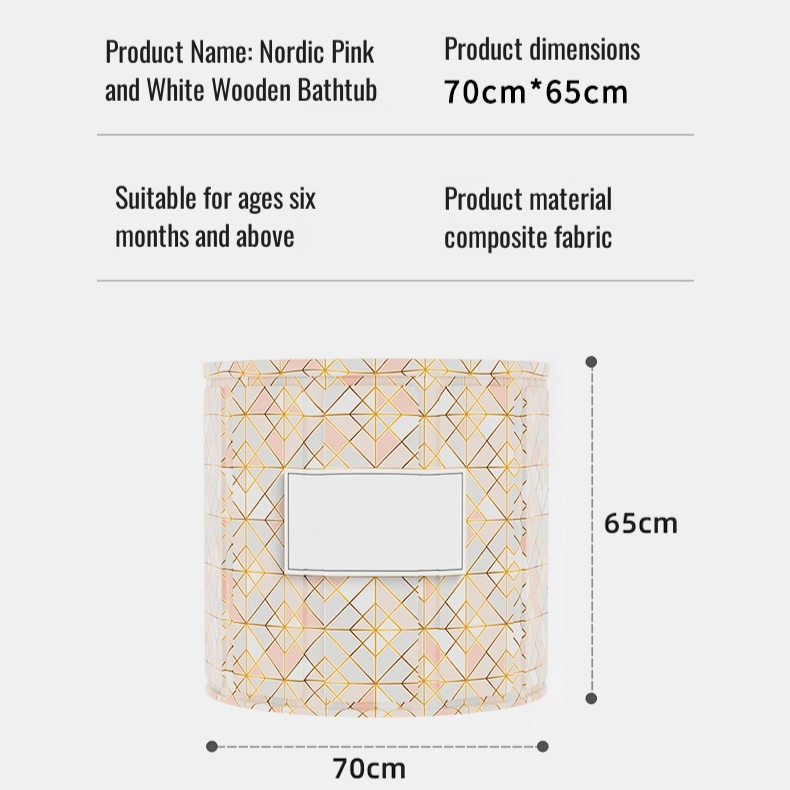 Portable No-Installation Foldable Bathtub, Home Soaking Tub for Adults and Children