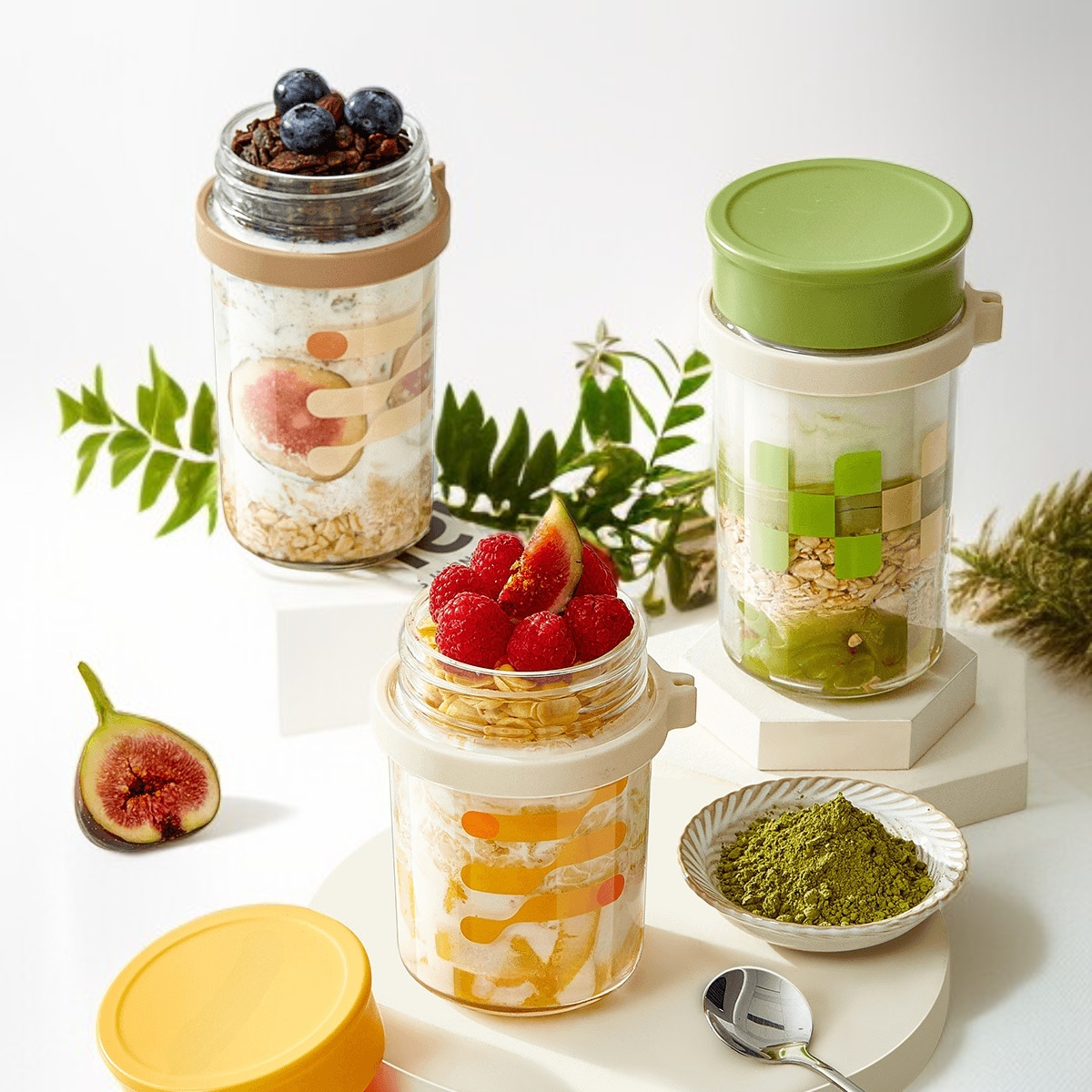 Vaso reutilizable para snacks saludables