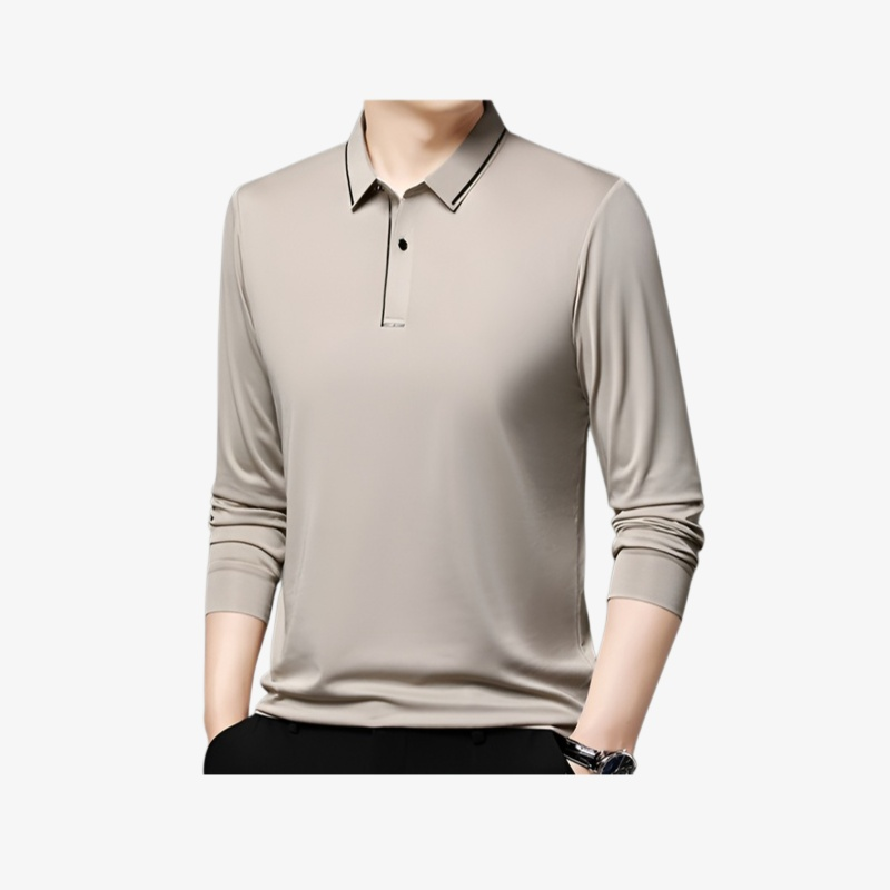 남자 긴팔 셔츠 비즈니스 캐주얼 솔리드 레깅스 긴팔 셔츠 아빠 상의 캐주얼 셔츠