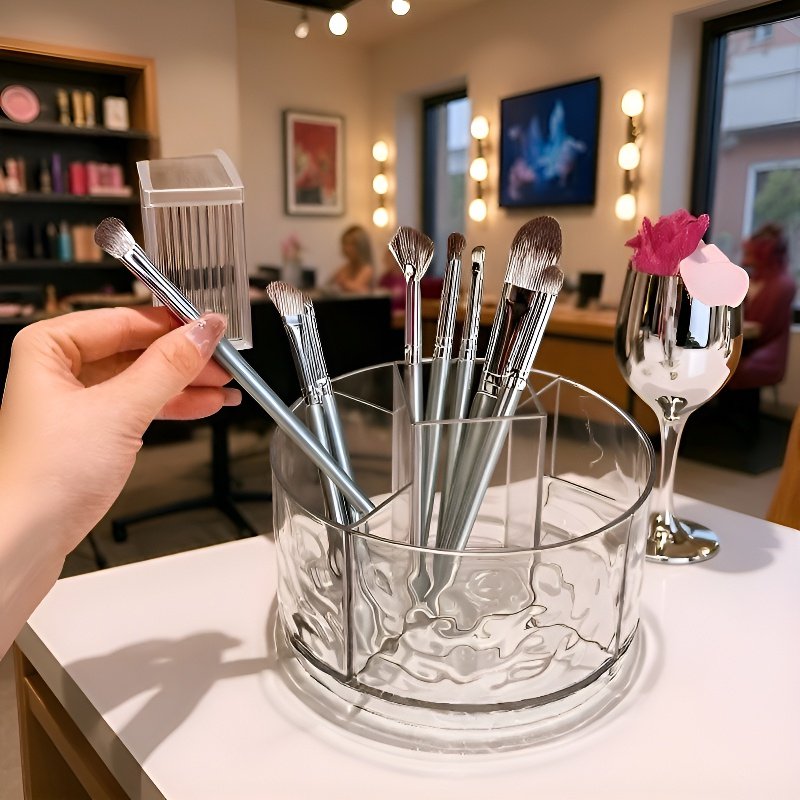 Luxus vízfodrozódásos forgó tárolódoboz