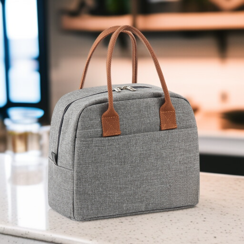 Bolsa porta alimentos térmica de gran capacidad, material catiónico