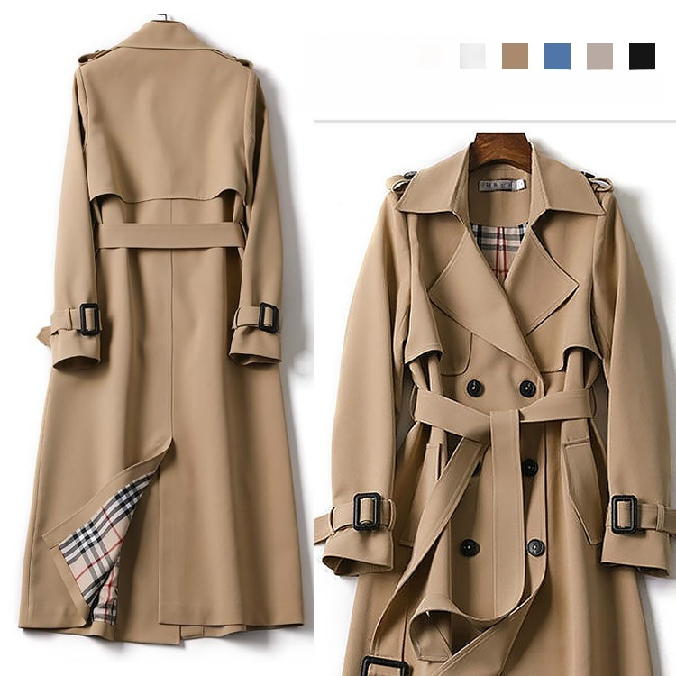 영국계 롱 트렌치 코트 TV