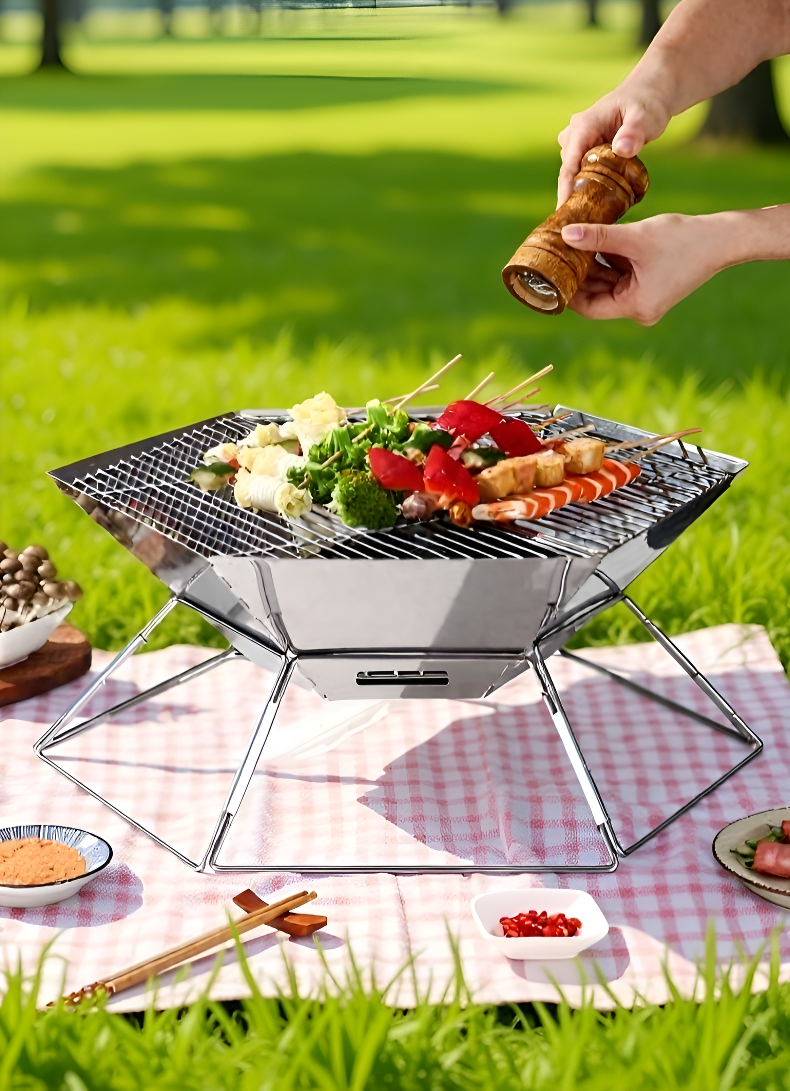 그릴용 바비큐 도구 모음