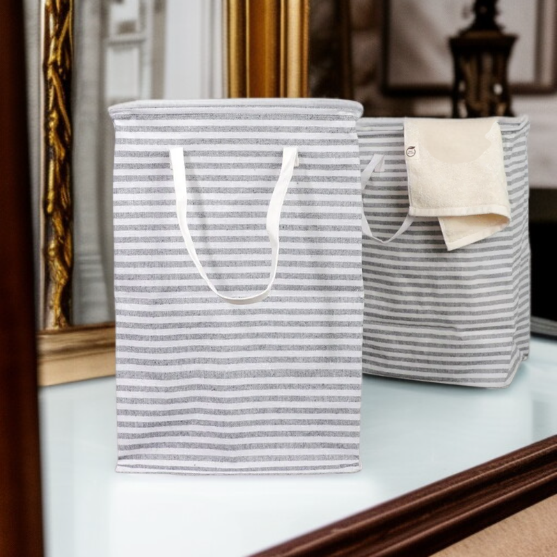 Bolsa plegable de tela para ropa y mantas sucias