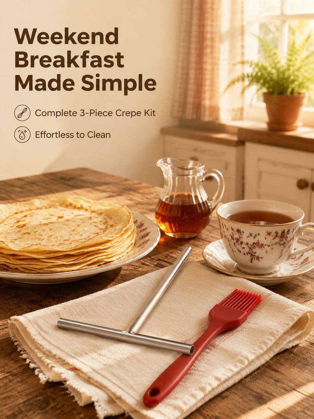 Multifunctional Pancake Spatula and Spreader