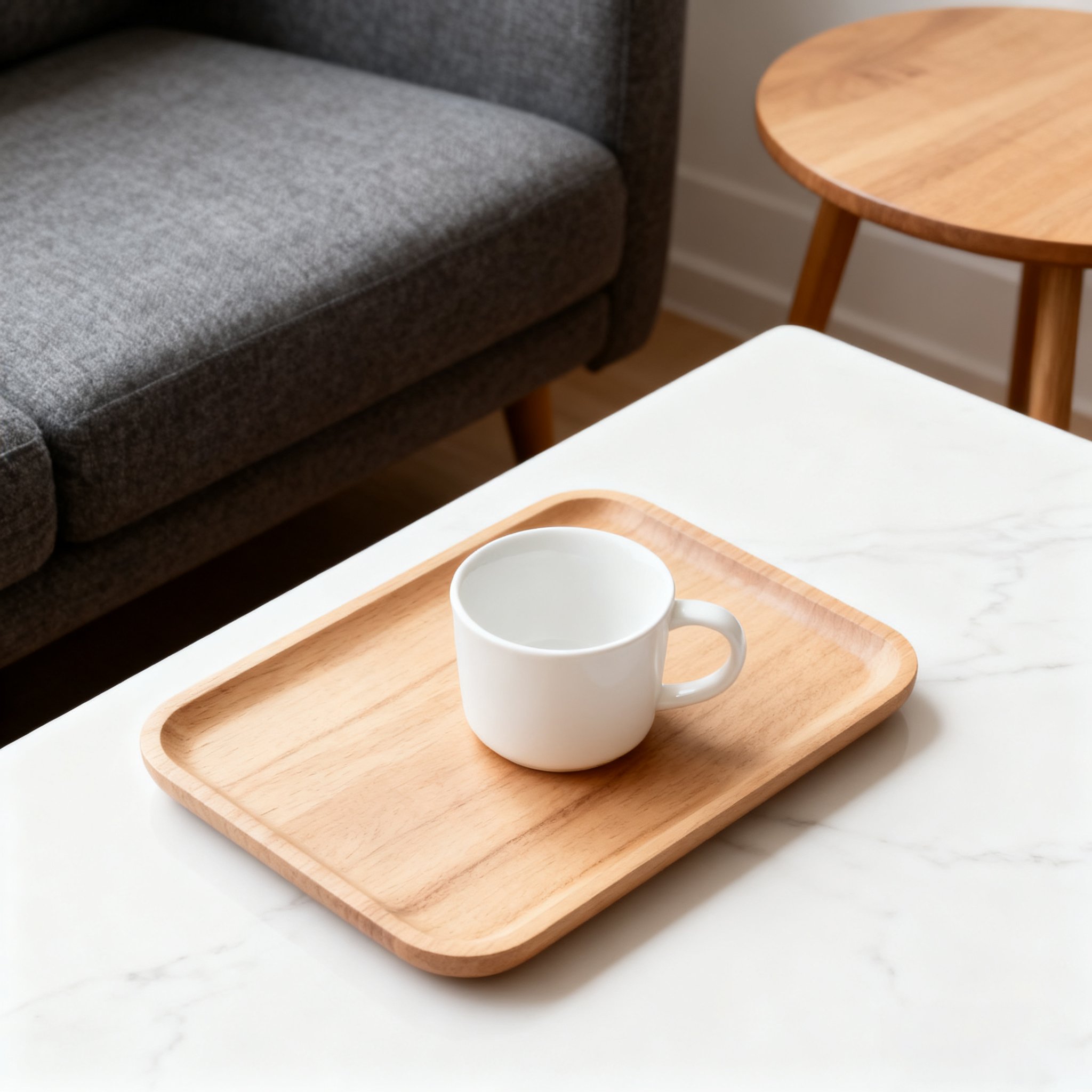 흰색 심플한 머그