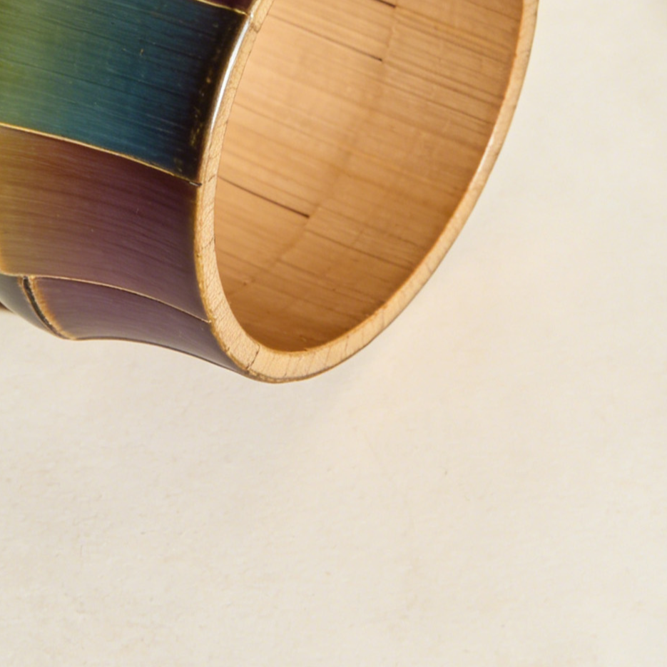 Macetas de madera creativas para el hogar (paquete de 4)