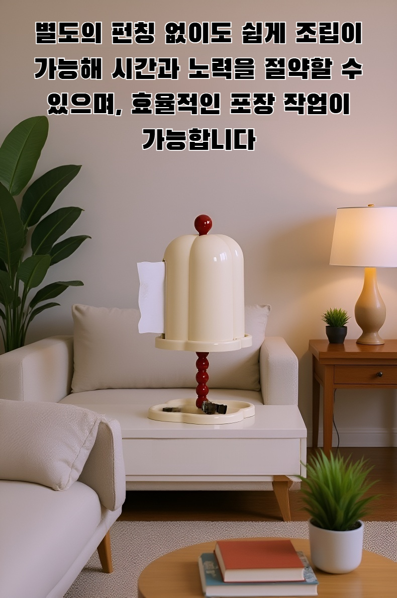 펀칭 없는 고급 종이 상자 전면 사진