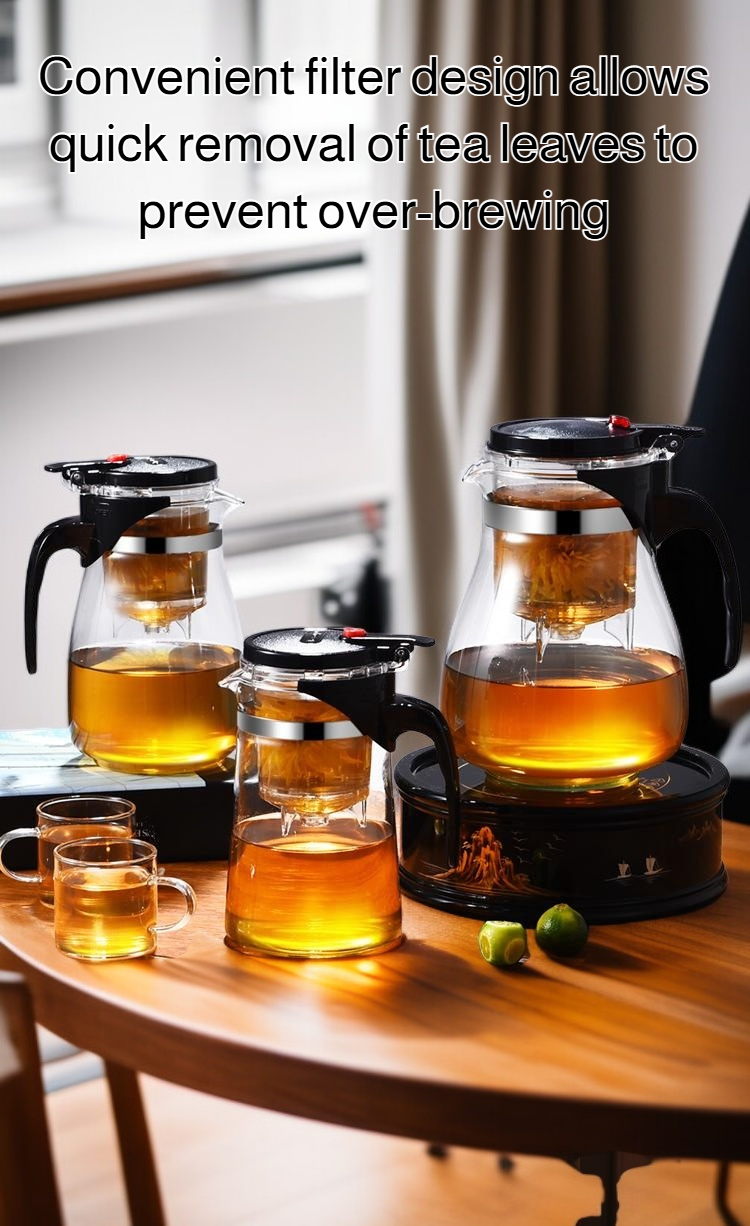 Modern multi-cup teapot for family tea time