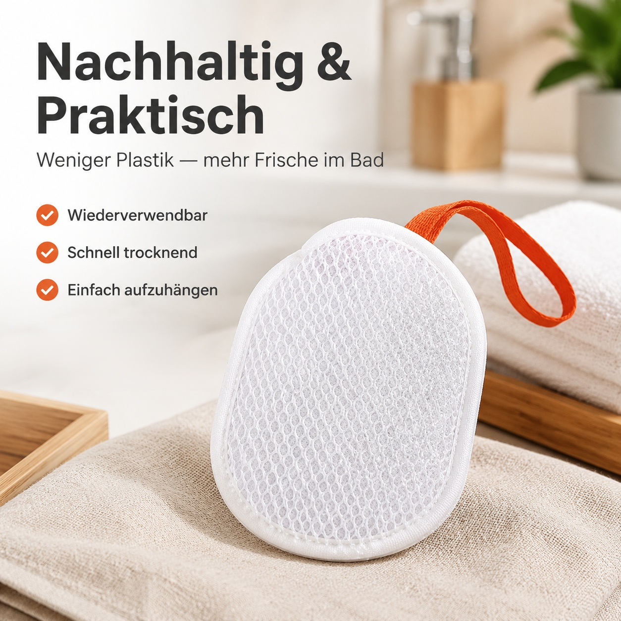 Sandwich-Mesh Gesichtsreinigungs-Schaumnetz