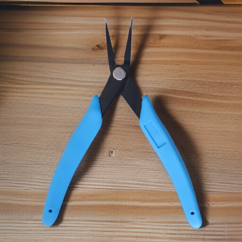 歯なし 細目ペンチ ワイヤーラップ延長プライヤー 精密素材ハンドビーズツール インチファインピンチジュエリープライヤー