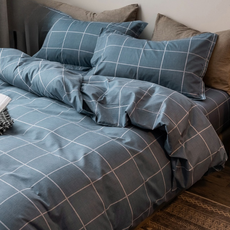 Juego de sábanas, funda de edredón y cubrecolchón para otoño e invierno