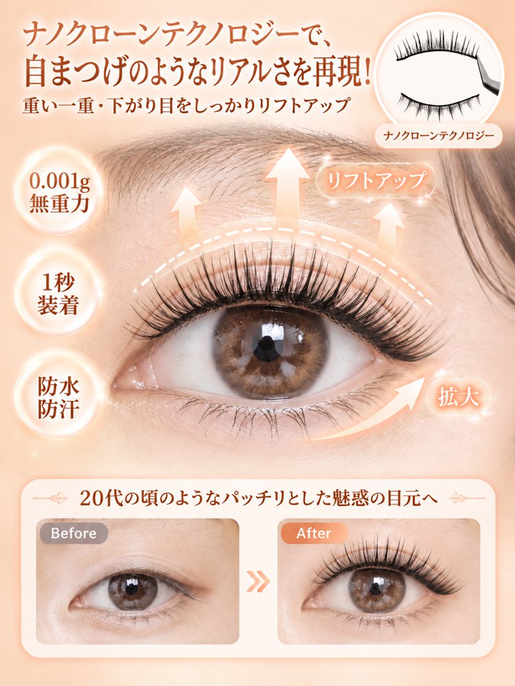 【2026年大人気！】3D立体ボリュームつけまつげ
