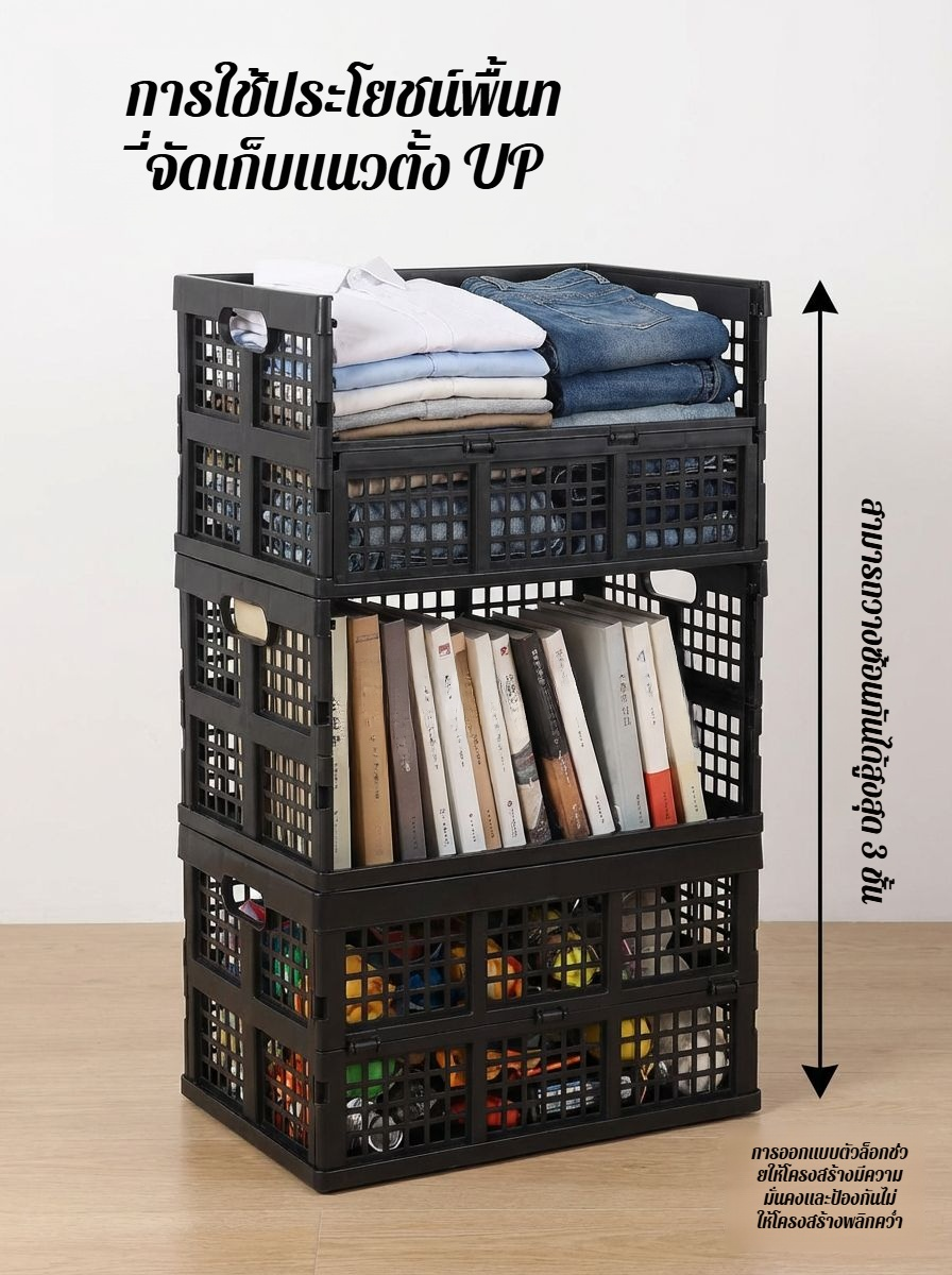 กล่องเก็บของท้ายรถ วัสดุคุณภาพสูง