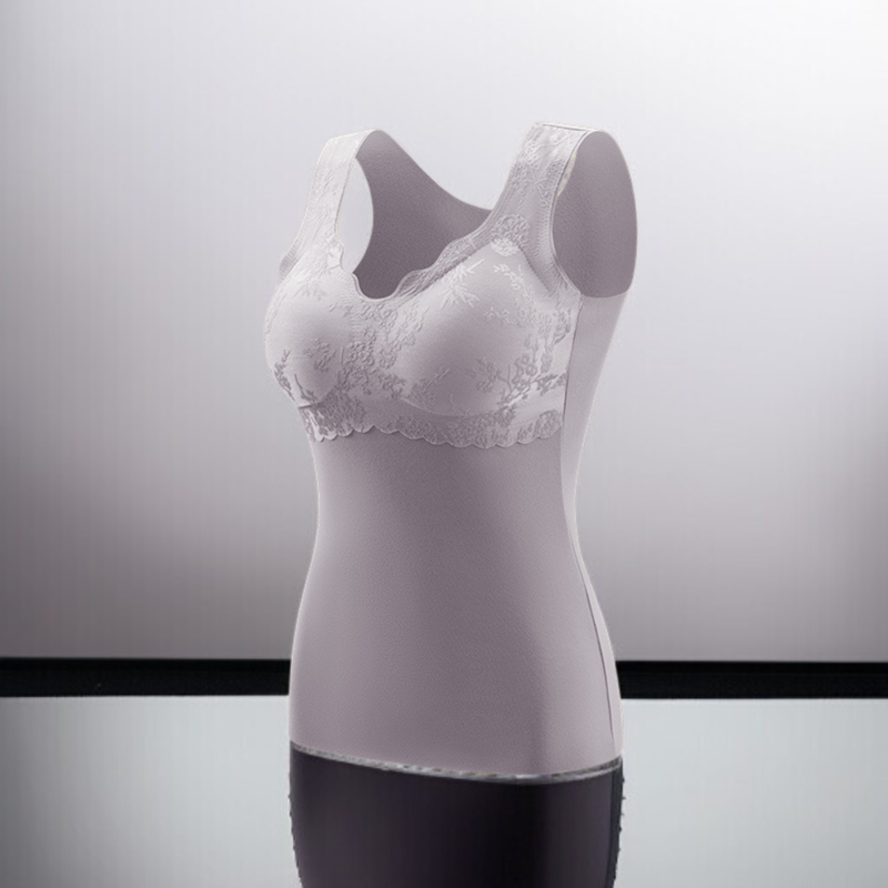 Ladies' invisible and seamless warm vest