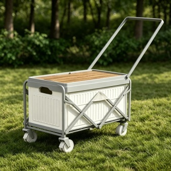 Spacious container for outdoor gear organization