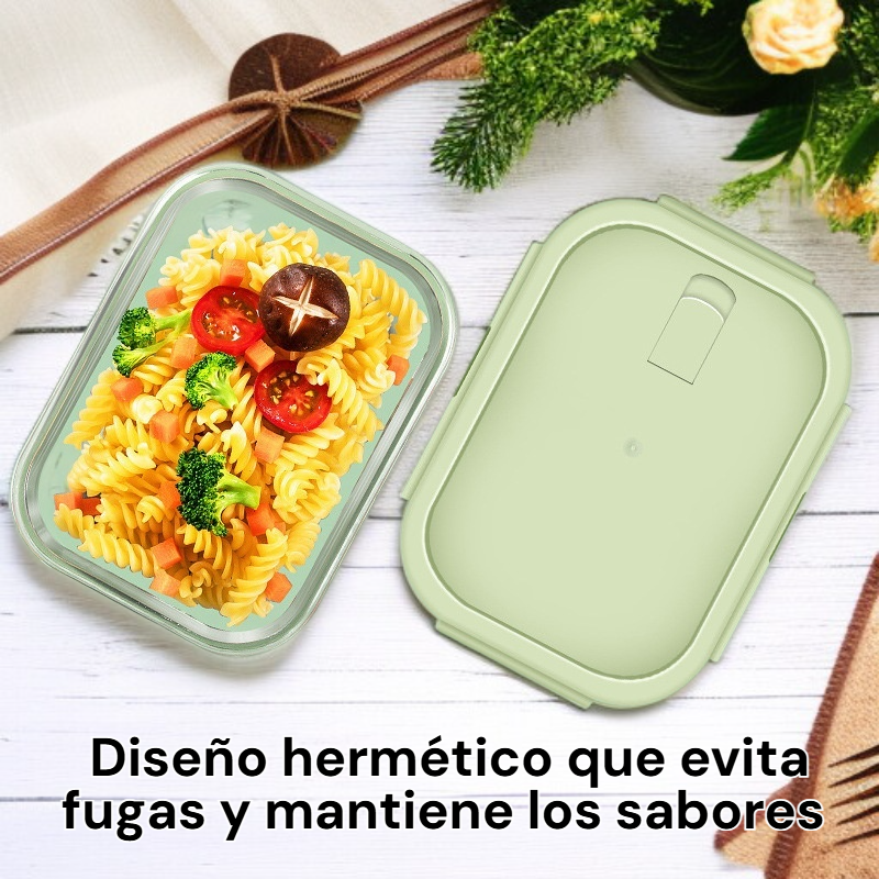 Recipiente de vidrio para conservar alimentos