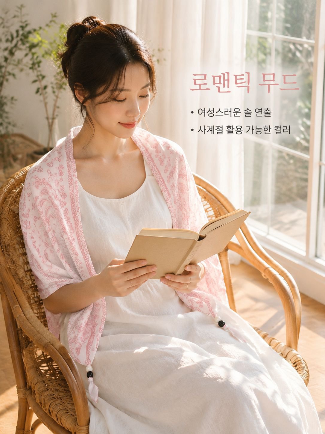 캐슈넛 플라워 스카프 신상 보헤미안 비즈 머리띠 패션 스카프 숄 삼각건 허리끈