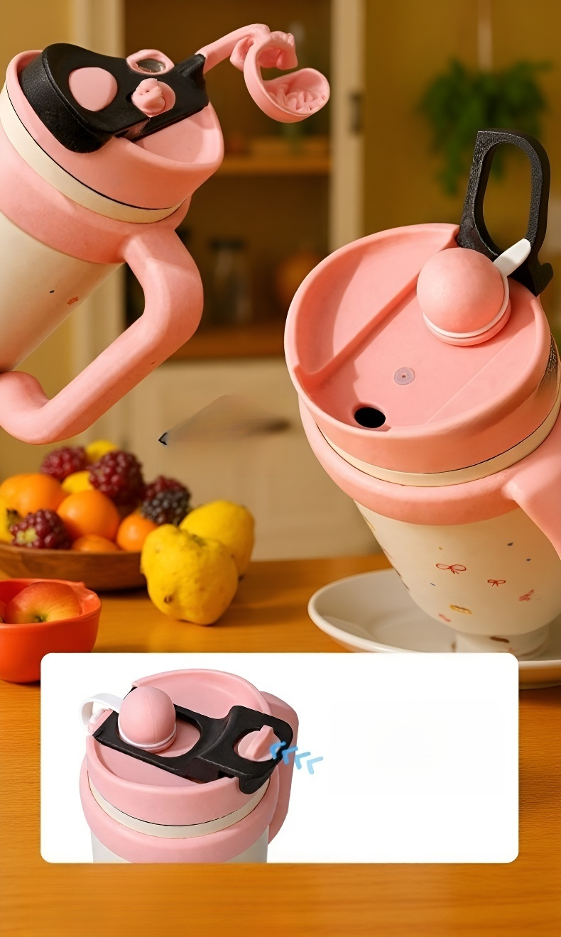 Vaso moderno de gran capacidad con decoración de helado