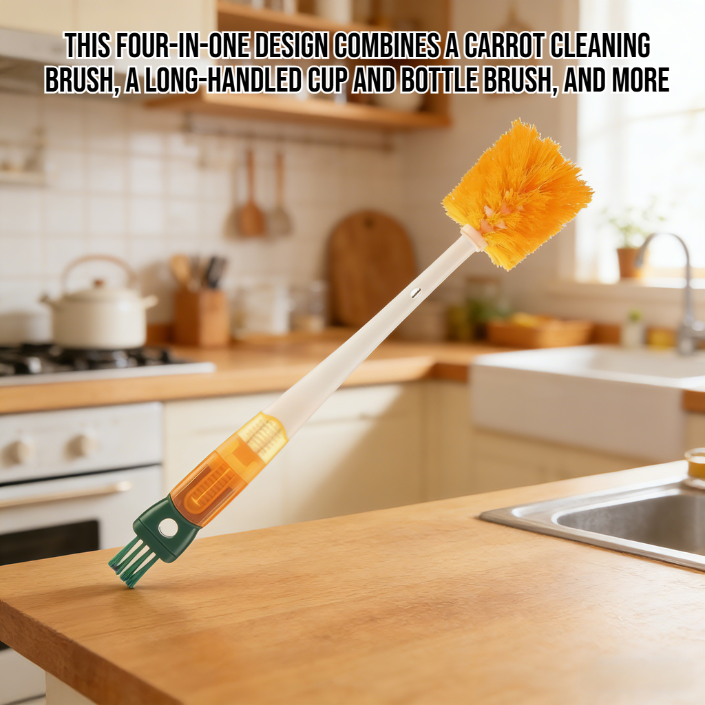 Multi-functional cleaning brush